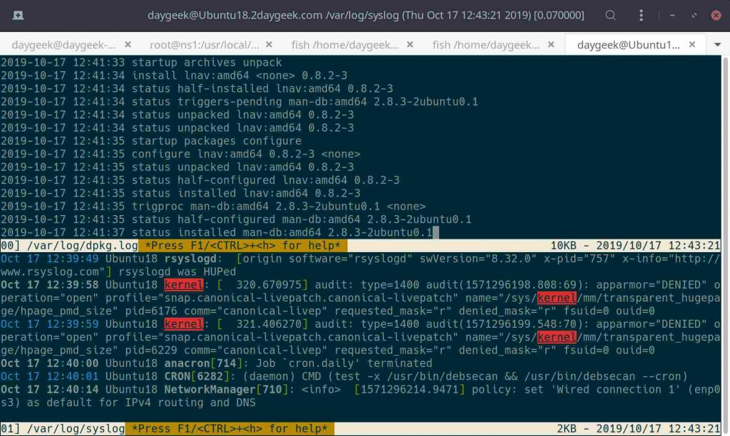 file monitor linux