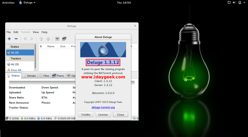 deluge bittorrent not seeding