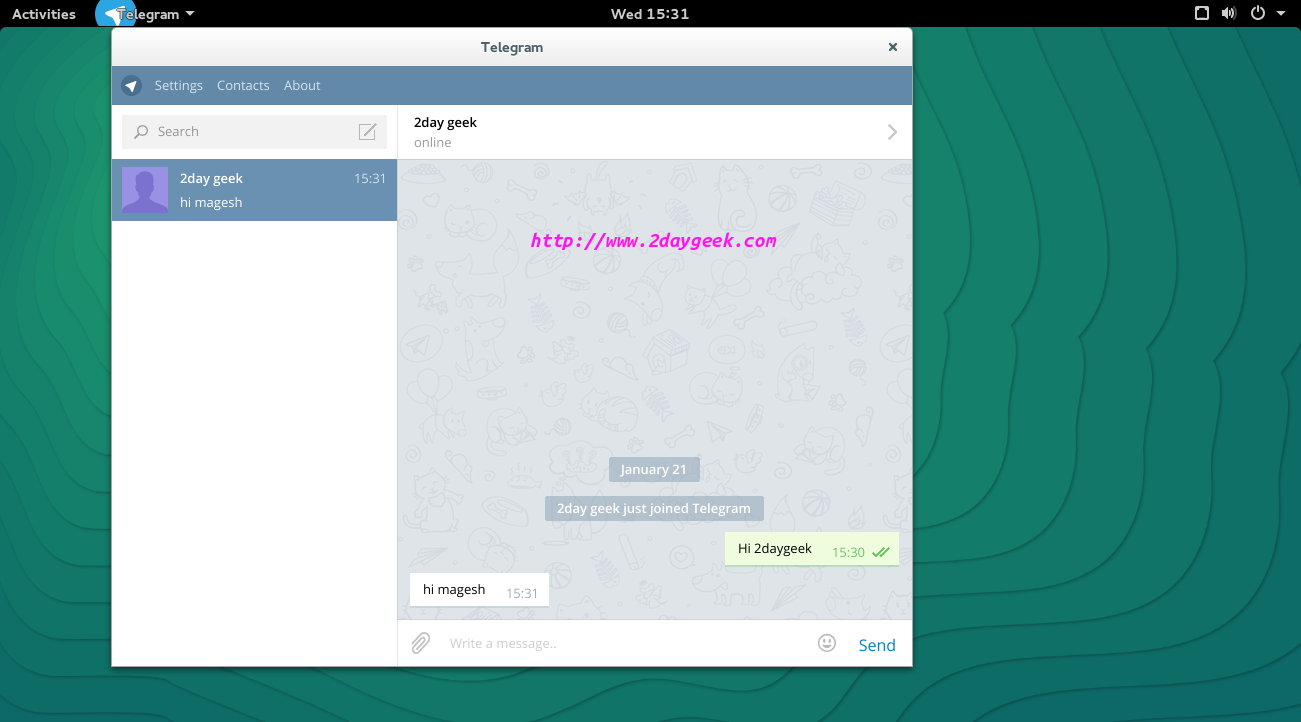 2 Ways to Install Telegram Messenger on Debian 8 - LinuxBabe
