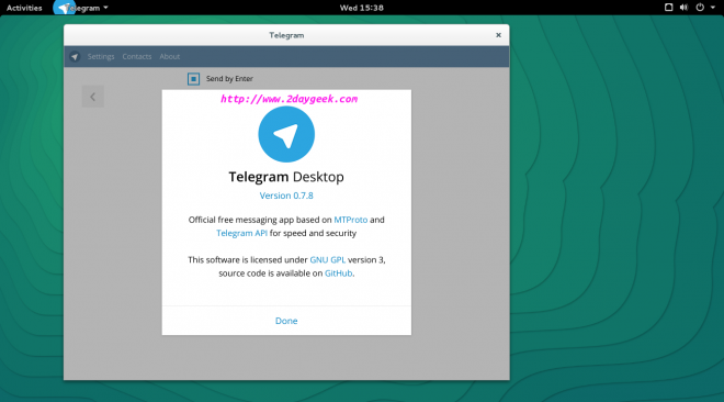 install telegram on linux