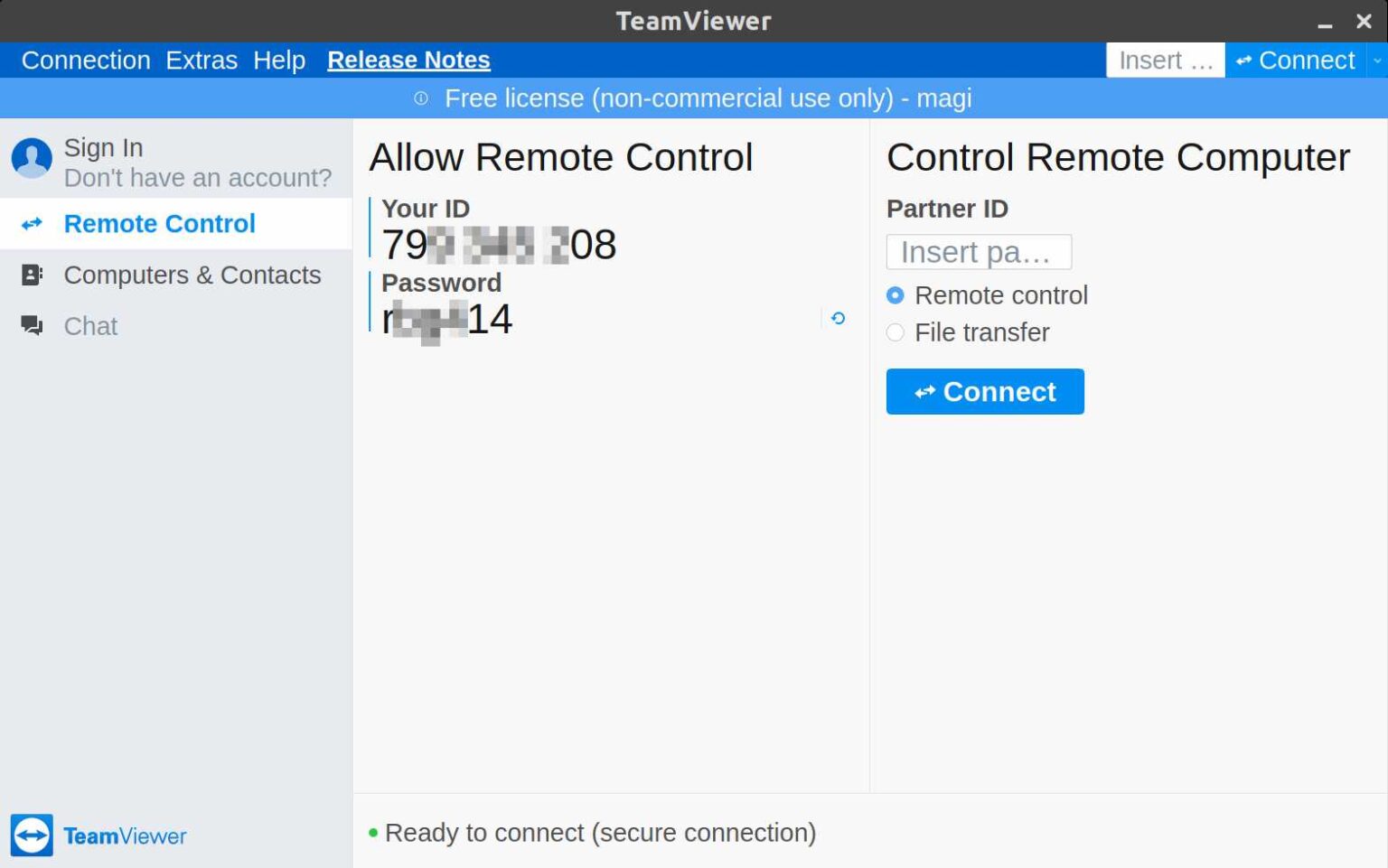 teamviewer enable unattended access