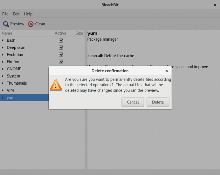 BleachBit - A Quick And Best Way To Clean Up Your System In Linux ...