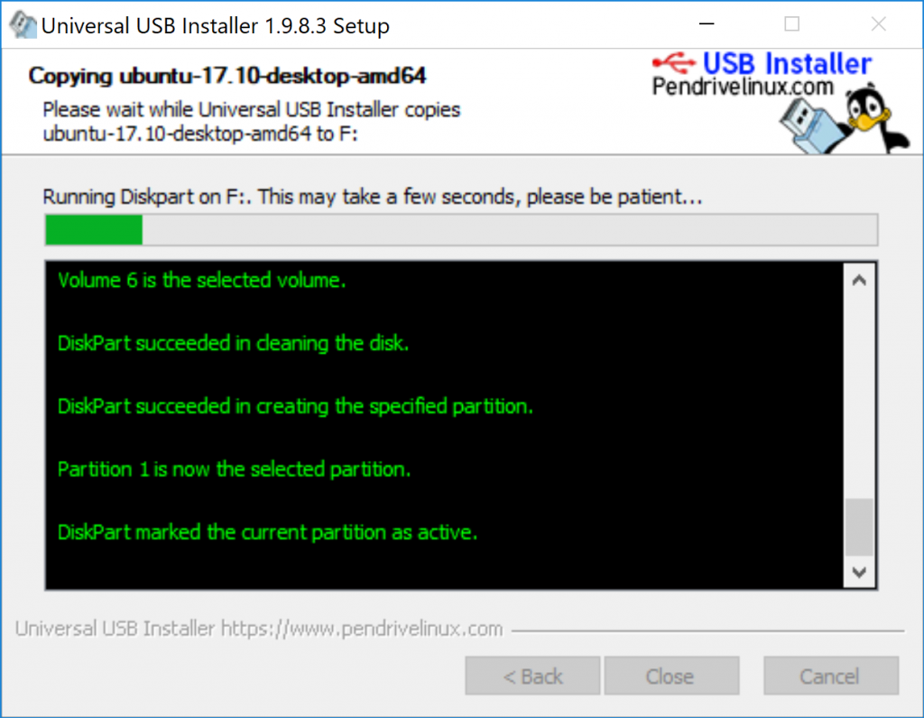 universal usb installer windows linux