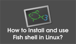 Fish linux установить как shell по умолчанию